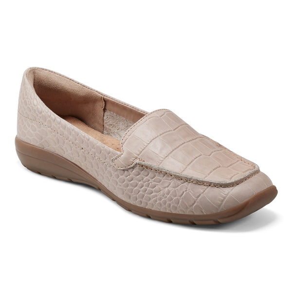 Easy Spirit Abide Casual Flats Natural Croco