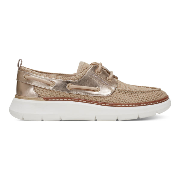 Easy Spirit Charter Casual Boat Shoes Natural