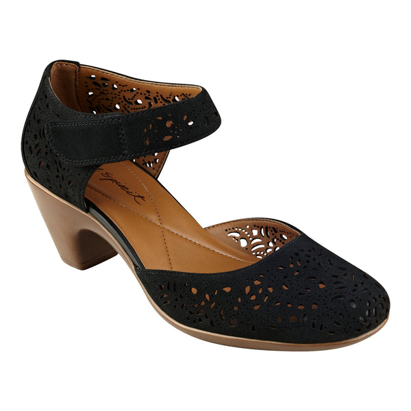 Easy Spirit Cindie Mary Jane Heels Black