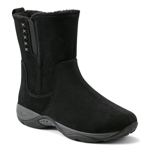Easy Spirit Elisha Casual Boots Black Suede