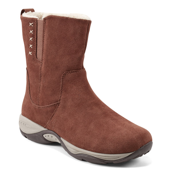 Easy Spirit Elisha Casual Boots Brown Suede