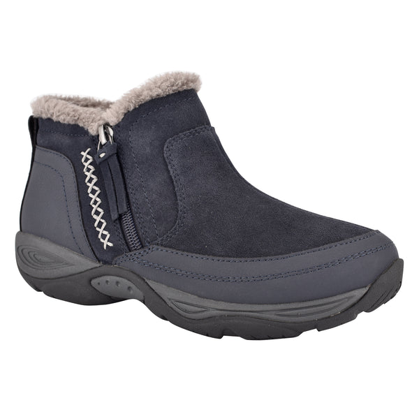 Easy Spirit Epic Cold Weather Booties Navy Suede
