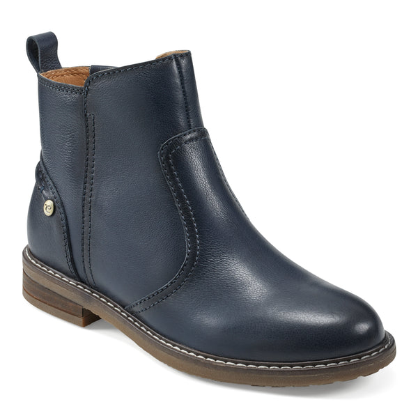easy spirit Juna Casual Booties Navy Leather