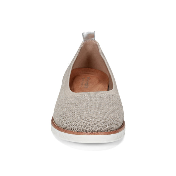 Easy Spirit Kellina Casual Slip On Flats Silver