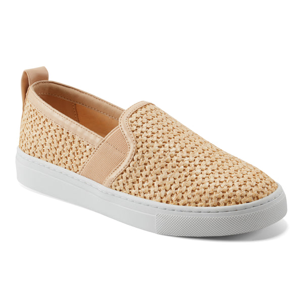 Easy Spirit Livia Slip On Sneakers Natural Raffia