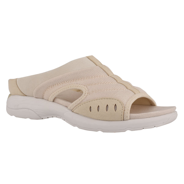 easy spirit Traciee Slip On Sandals Taupe Mesh