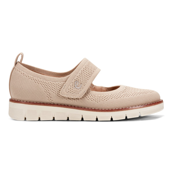 Easy Spirit Venna Casual Mary Jane Flats Natural