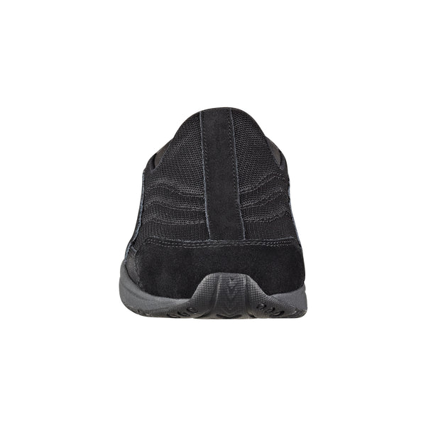 Easy Spirit Traveltime Classic Clogs Black/Dark Grey Suede