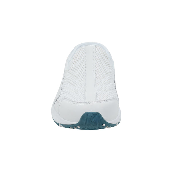 Easy Spirit Traveltime Classic Clogs White Leather Mesh