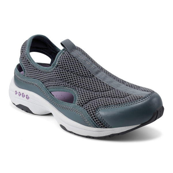 Easy Spirit Trina Slip On Walking Shoes Medium Grey