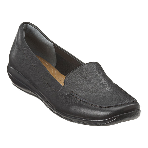 easy spirit Abide Leather Casual Flats Black Leather