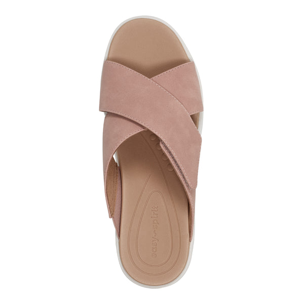 Easy Spirit Bindie Slip On Casual Sandals Light Pink