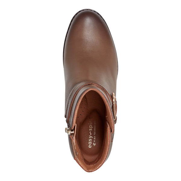 Easy Spirit Cantrell Block Heel Dress Booties Taupe
