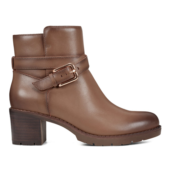 Easy Spirit Cantrell Block Heel Dress Booties Taupe