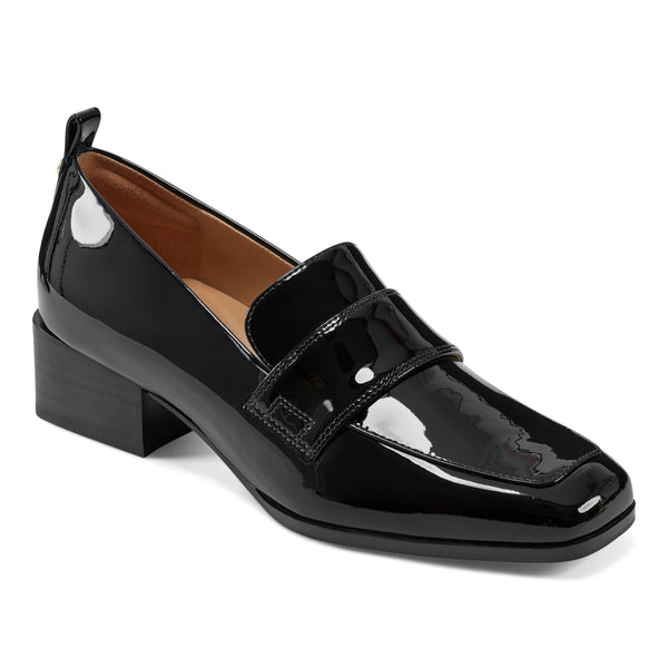 easy spirit Darlene Dress Loafers Black Patent Leather