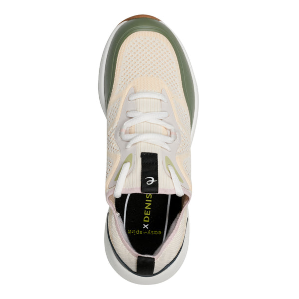 Easy Spirit Denise Austin Baxter Sneakers Natural/Green Multi
