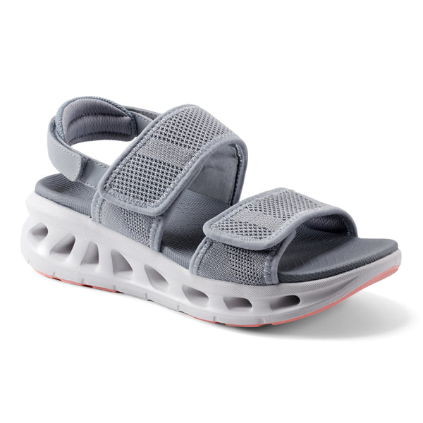 easy spirit Denise Austin Cordelia EMOVE Sport Sandals Medium Grey