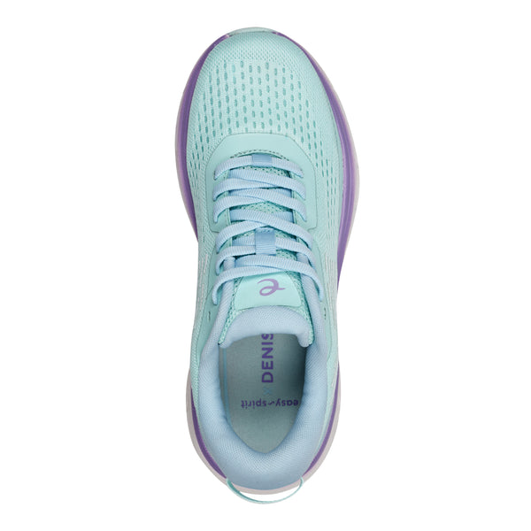 Easy Spirit Denise Austin Mel EMOVE Walking Shoes Aqua Blue