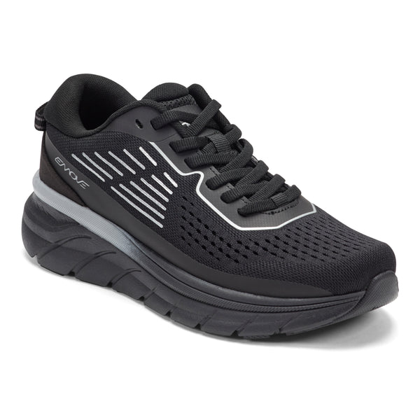 easy spirit Denise Austin Mel EMOVE Walking Shoes Black/Silver