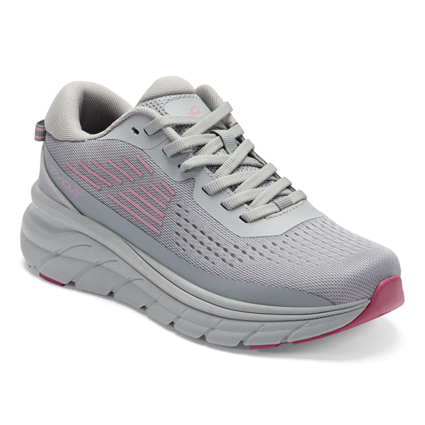 Easy Spirit Denise Austin Mel EMOVE Walking Shoes Grey/Pink