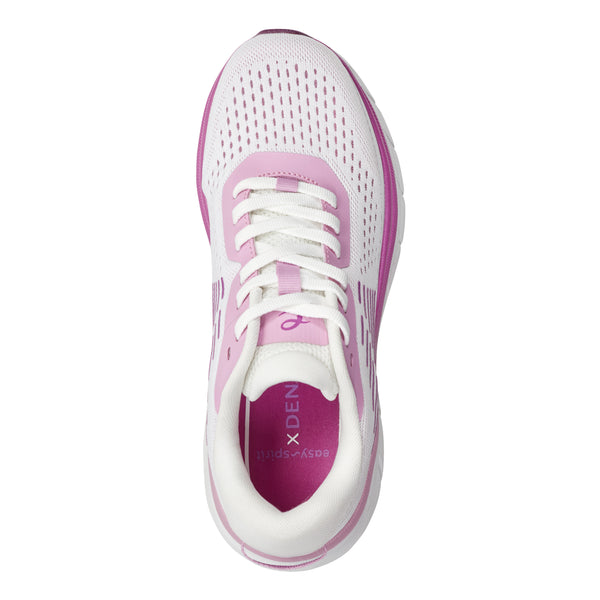 Easy Spirit Denise Austin Mel EMOVE Walking Shoes White/Pink