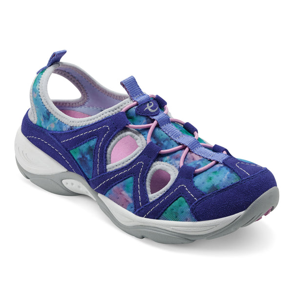 Easy Spirit Earthen Walking Shoes Blue Multi Tie Dye
