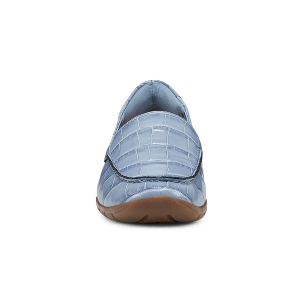 Easy Spirit Abide Casual Flats Light Blue Croco