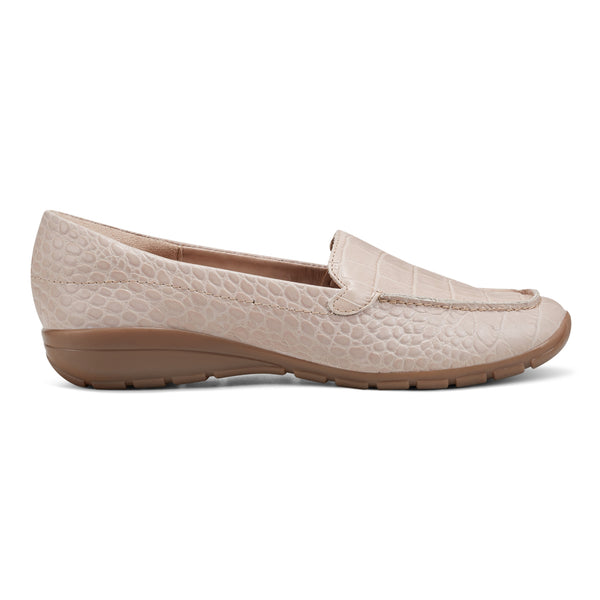 Easy Spirit Abide Casual Flats Natural Croco