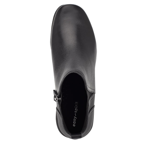 Easy Spirit Aerial Ankle Booties Black Leather