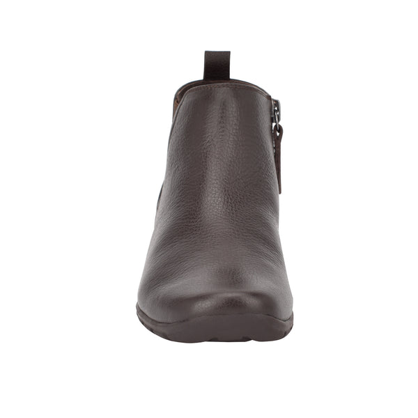 Easy Spirit Aerial Ankle Booties Brown Leather
