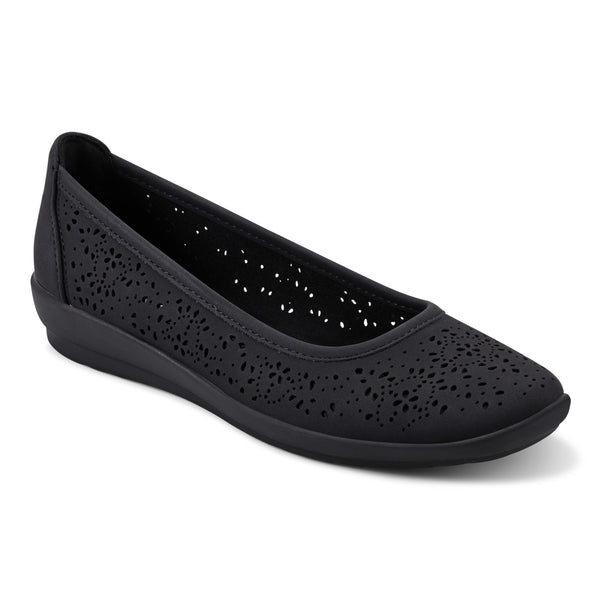 easy spirit Alessia Ballet Flats Black