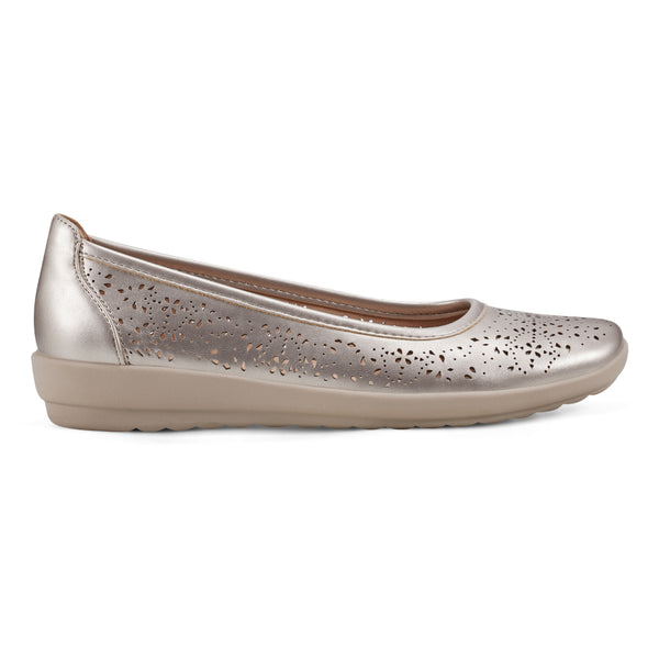 Easy Spirit Alessia Ballet Flats Gold