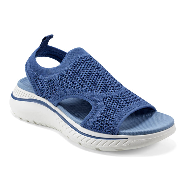 easy spirit Alma Slip On Wedge Sandals Medium Blue