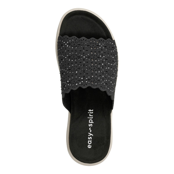 Easy Spirit Alora Slip On Sandals Black