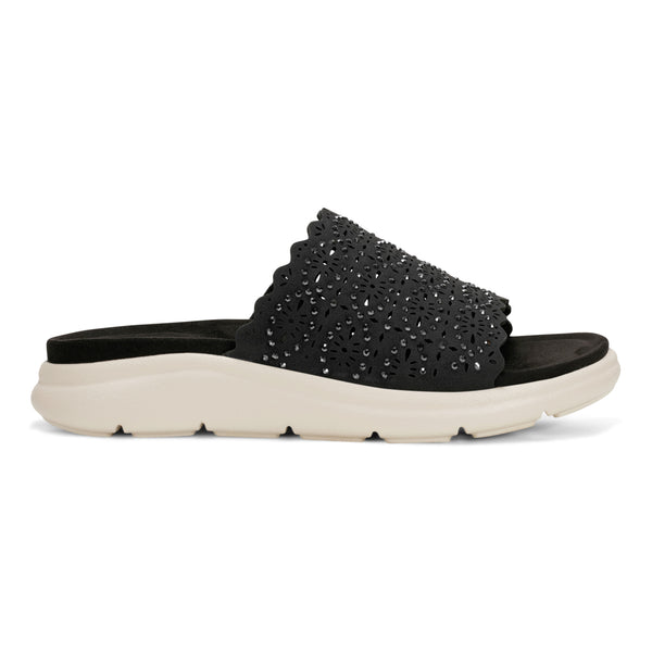 Easy Spirit Alora Slip On Sandals Black