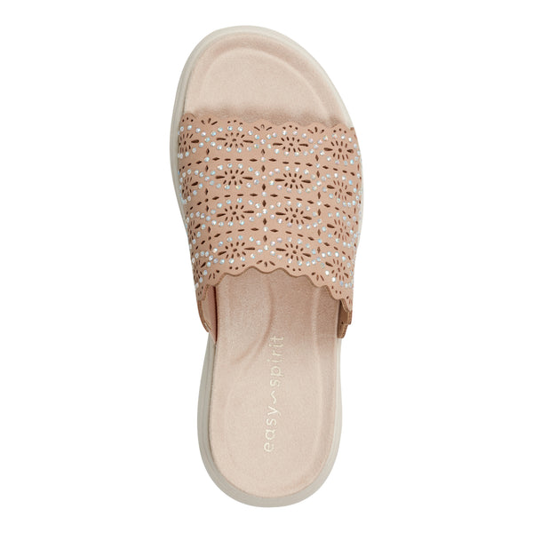 Easy Spirit Alora Slip On Sandals Light Natural