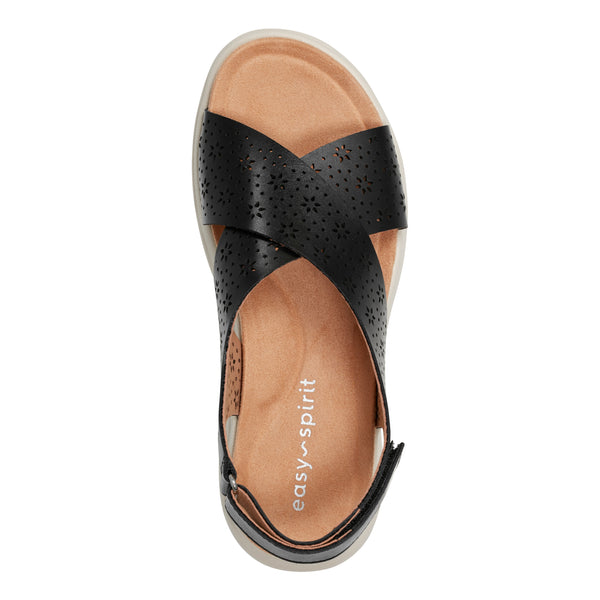 Easy Spirit Amiya Strappy Sandals Black