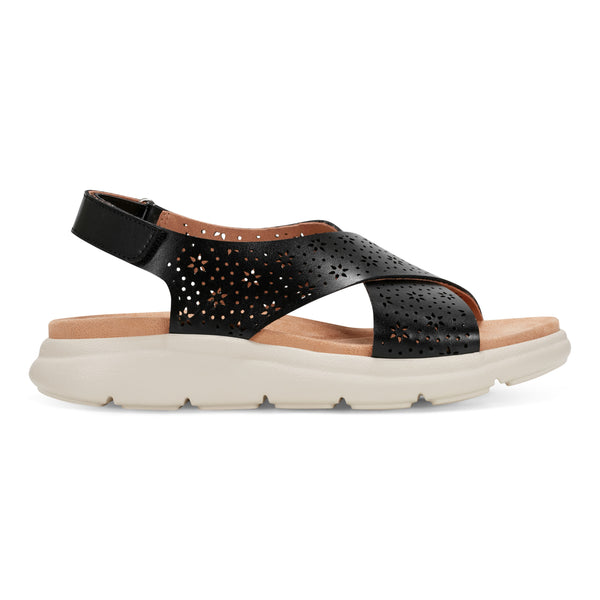 Easy Spirit Amiya Strappy Sandals Black