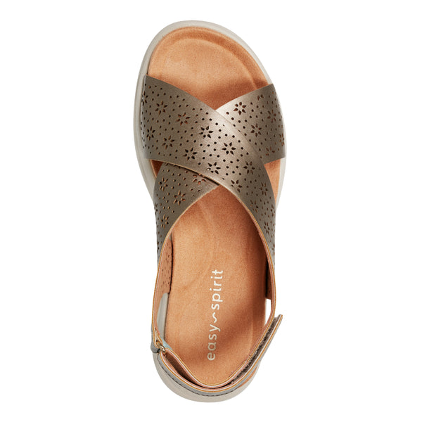 Easy Spirit Amiya Strappy Sandals Bronze