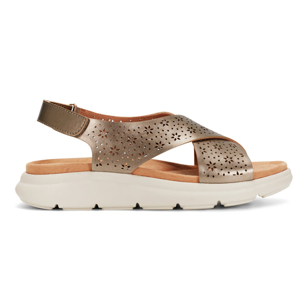 Easy Spirit Amiya Strappy Sandals Bronze