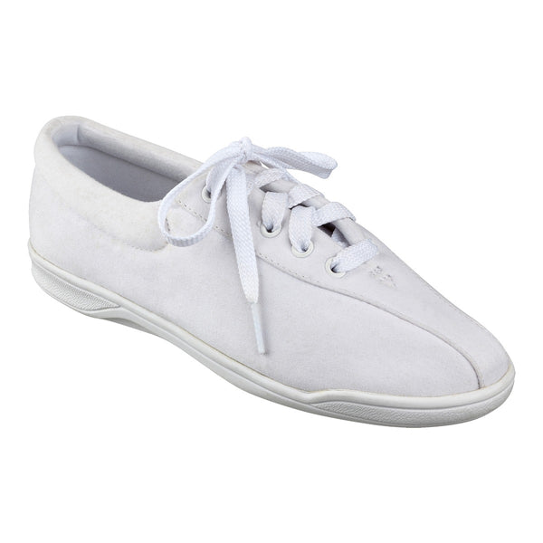easy spirit AP1 Canvas Walking Shoes White Fabric