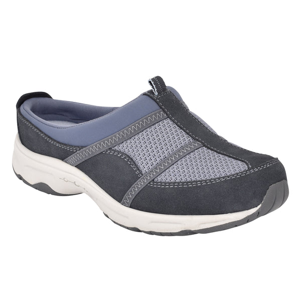 easy spirit Argyle Mesh Clogs Medium Blue Suede