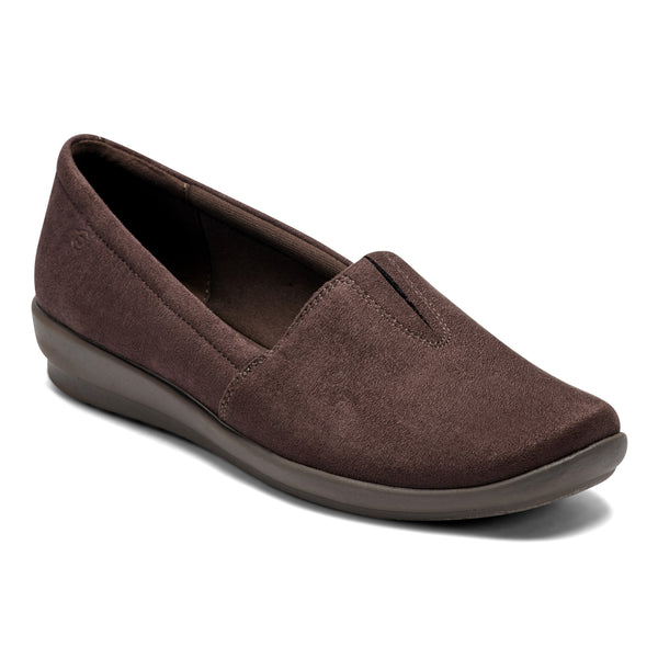 Easy Spirit Arlie Slip On Casual Shoes Dark Brown