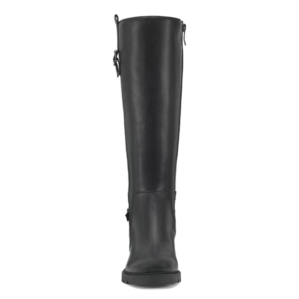 Easy Spirit Bianca Tall Boots Black Leather
