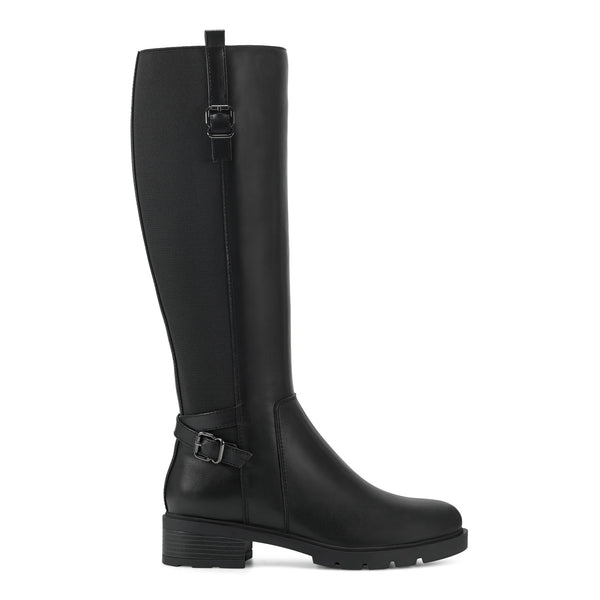 Easy Spirit Bianca Tall Boots Black Leather
