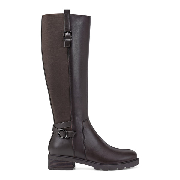 Easy Spirit Bianca Tall Boots Brown Leather