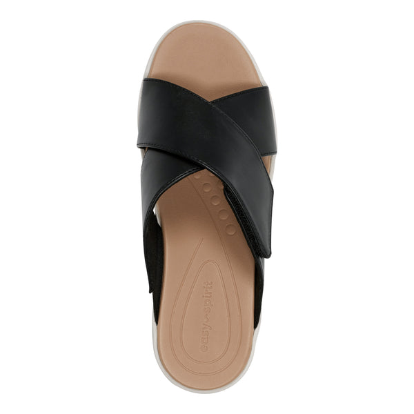 Easy Spirit Bindie Slip On Casual Sandals Black