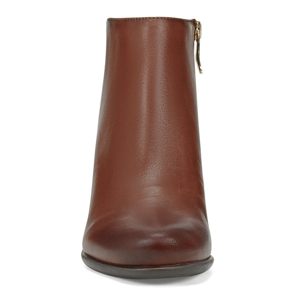 Easy Spirit Camira Casual Booties Brown Leather