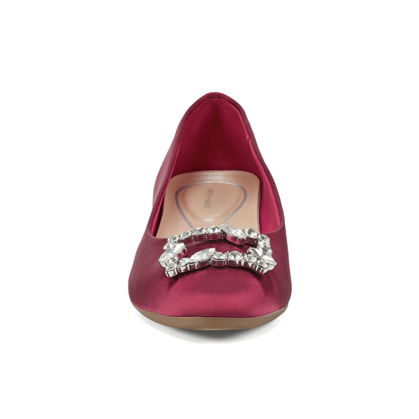 Easy Spirit Carisma Dress Pumps Red Satin