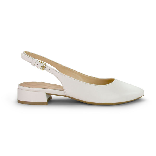 Easy Spirit Cassius Slingback Pumps Ivory Patent